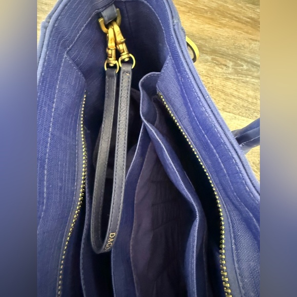 DAGNE DOVER SIGNATURE TOTE CLASSIC - Blue - Picture 7 of 9